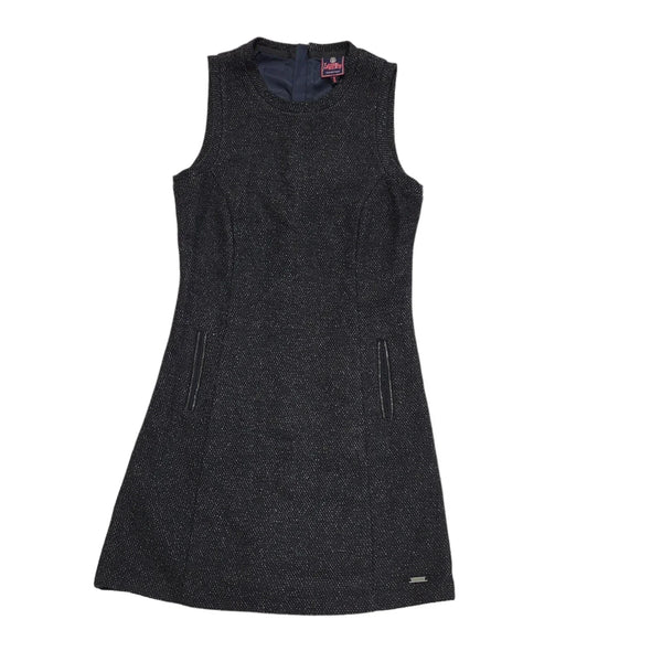 Superdry Sleeveless Navy Blue Bodycon Dress Uk Women's XS CC607