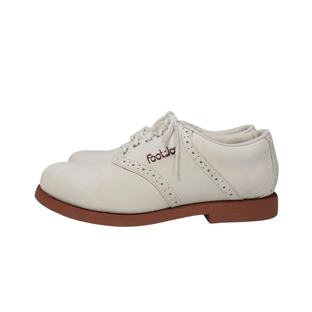 FootJoy White Lace-Up Golf Shoes Uk Women's Size 4.5 Bnwb
