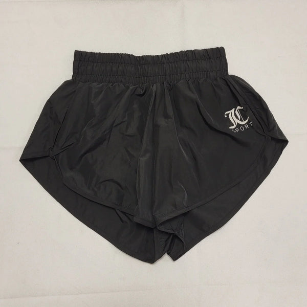 Juicy Couture Black Jazmine Running Shorts BNWT Womens UK XS W24