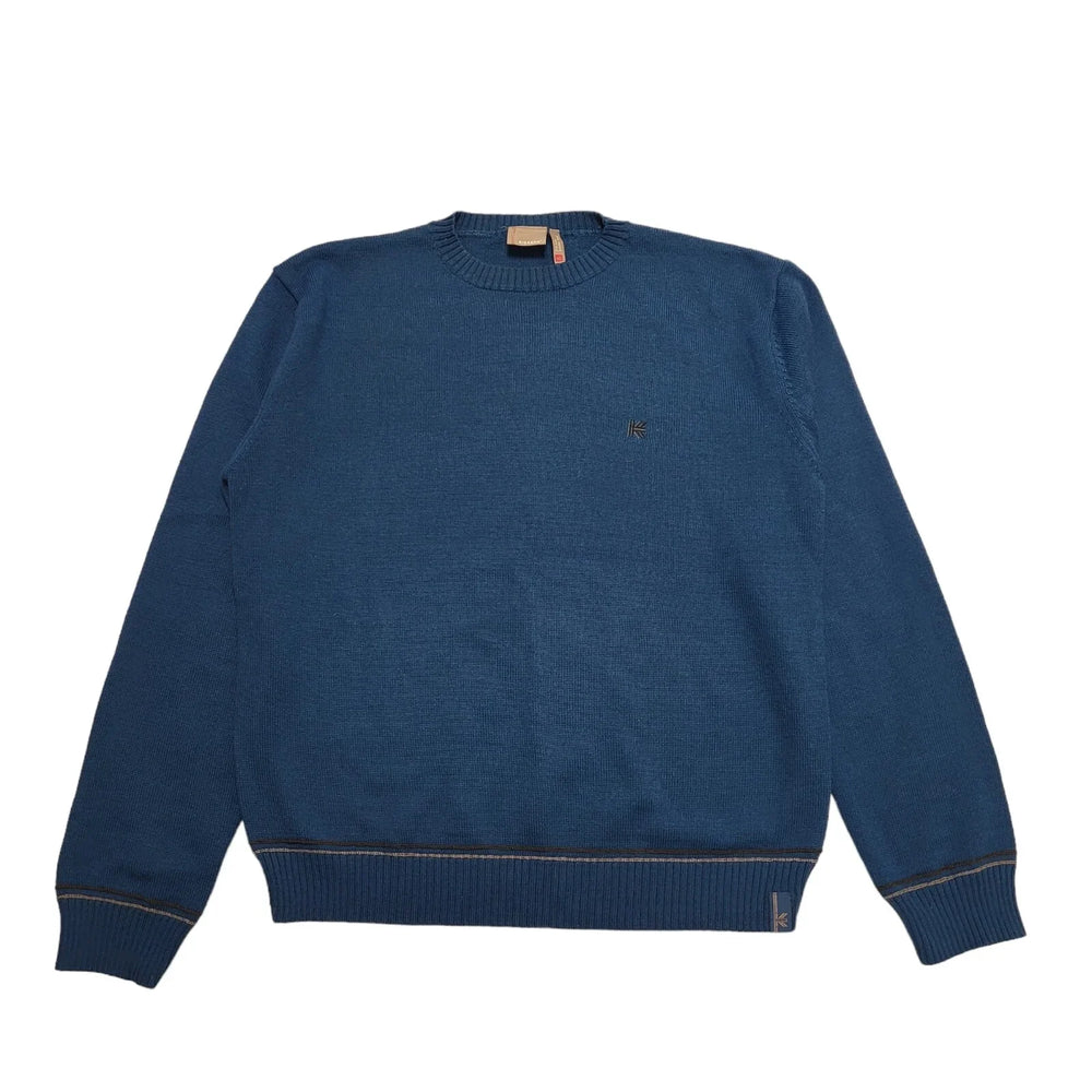 Kickers Blue Crew Neck Wool/Acrylic Jumper Uk Men's XL BB809