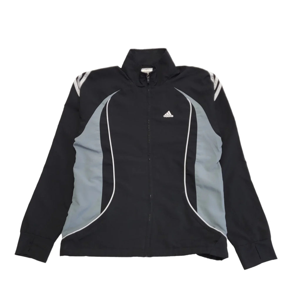 Adidas Black Grey Zipped Sport Jacket Men's  uk M eu 50 H227