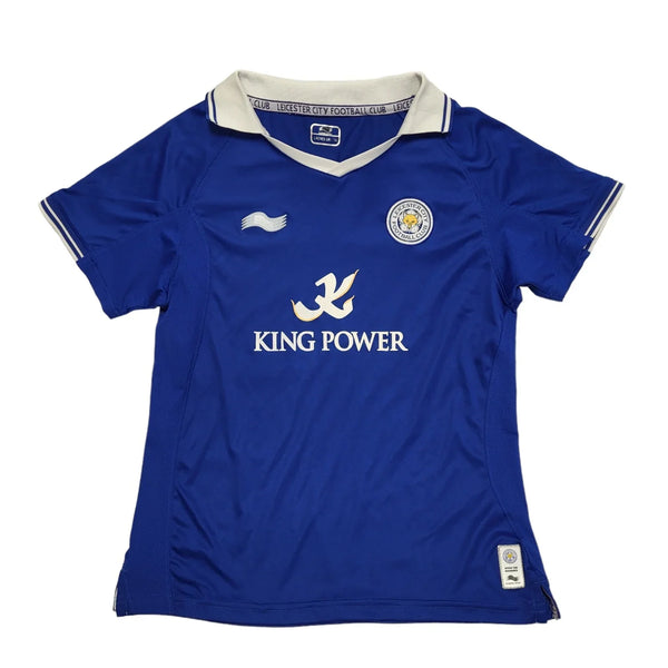 Leicester City Football Burrda Blue Shirt UK Women's `16 CC477