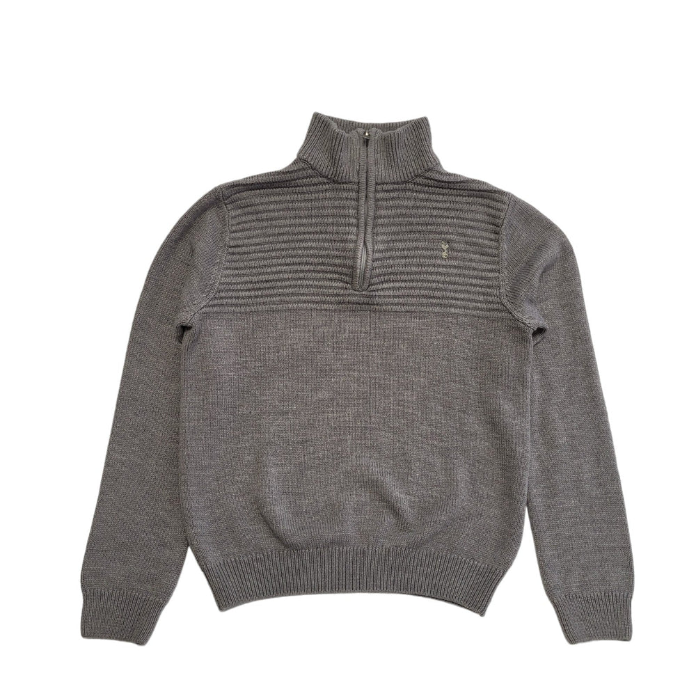 Tottenham Hotspurs Grey 1/4 Zip Long Sleeve Jumper Mens UK Size S CC875