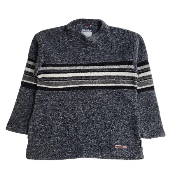 Watsons Vintage 90's Grey Fleece Jumper UK Men's Size L/XL