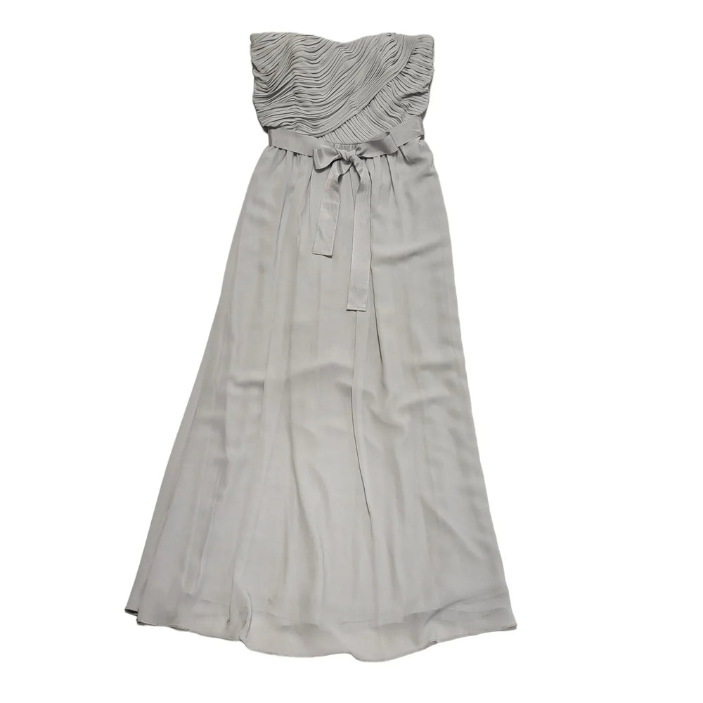Marks & Spencer Grey Sleeveless Evening Prom Dress Uk Women's Size 12 Bnwt CC990