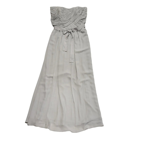 Marks & Spencer Grey Sleeveless Evening Prom Dress Uk Women's Size 12 Bnwt CC990