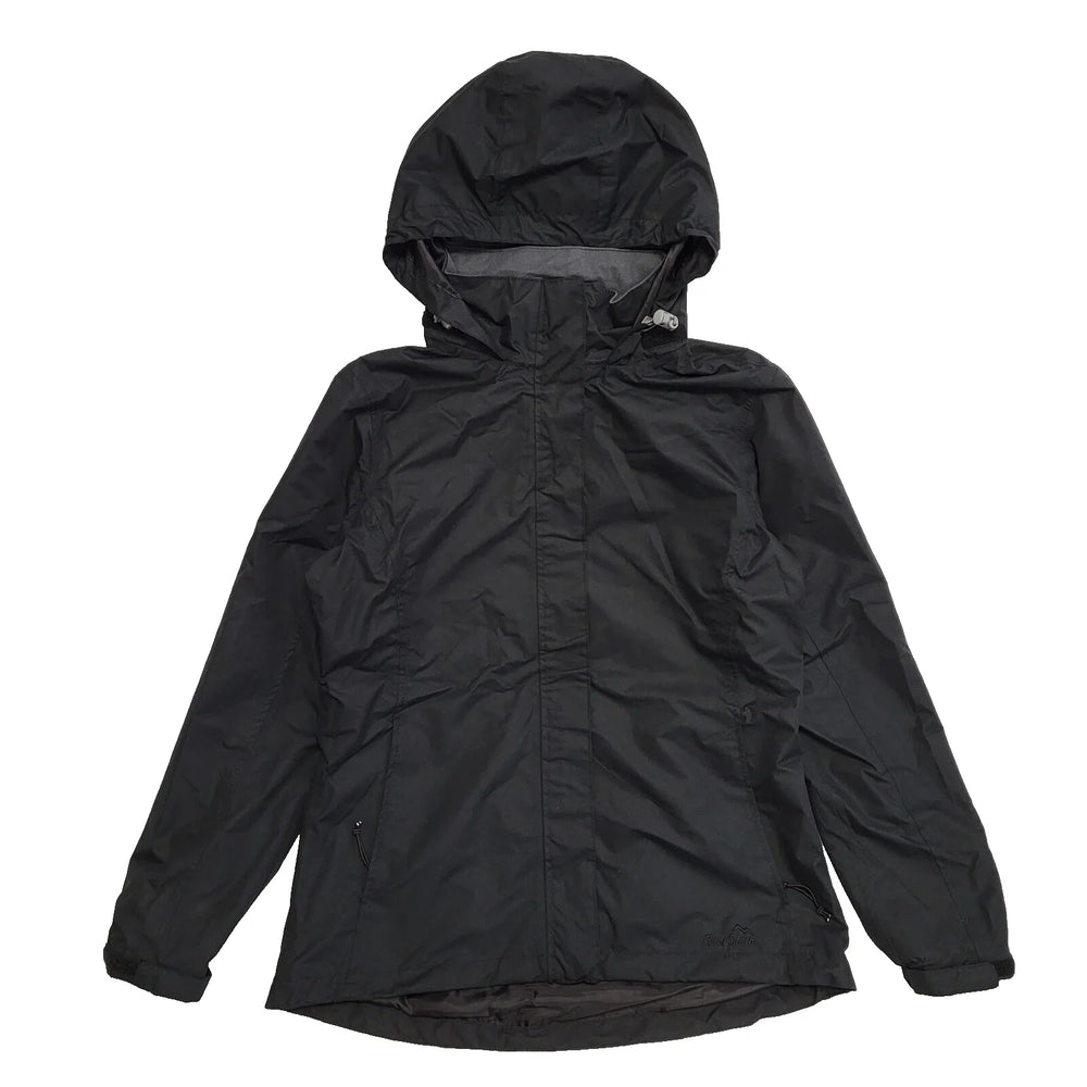 Peter Storm Hooded Lightweight Jacket Black Zipped Women's UK L EU 40 L134