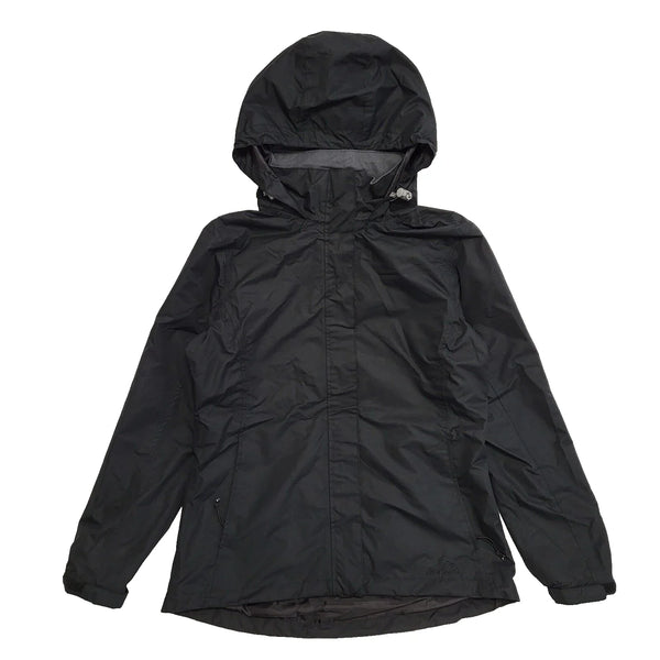 Peter Storm Hooded Lightweight Jacket Black Zipped Women's UK L EU 40 L134