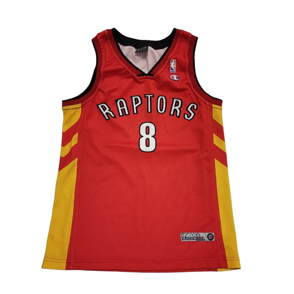 Champion Vintage Y2K Red & Orange Raptors No 8 Vest Top Men's Size Large