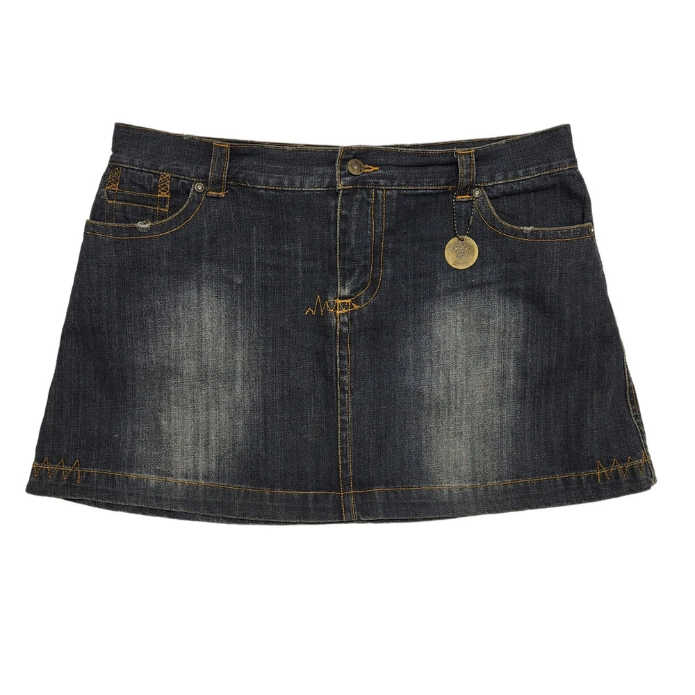 Mis-Behave Dark Blue Casual Denim Skirt UK Women's 14 W32 DD443