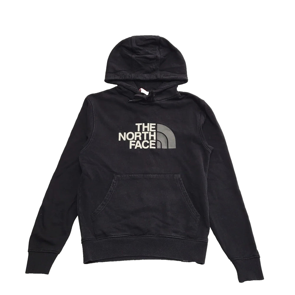 The North Face Black L/Sleeve Drawstring Sweatshirt Hoodie UK Men's Small K50