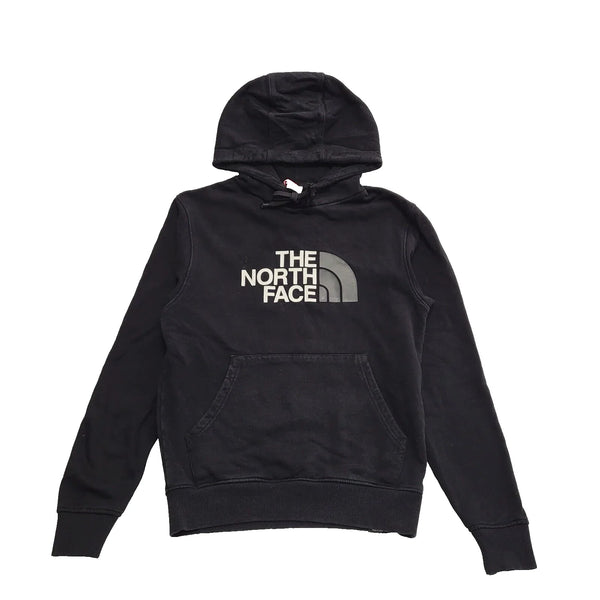 The North Face Black L/Sleeve Drawstring Sweatshirt Hoodie UK Men's Small K50