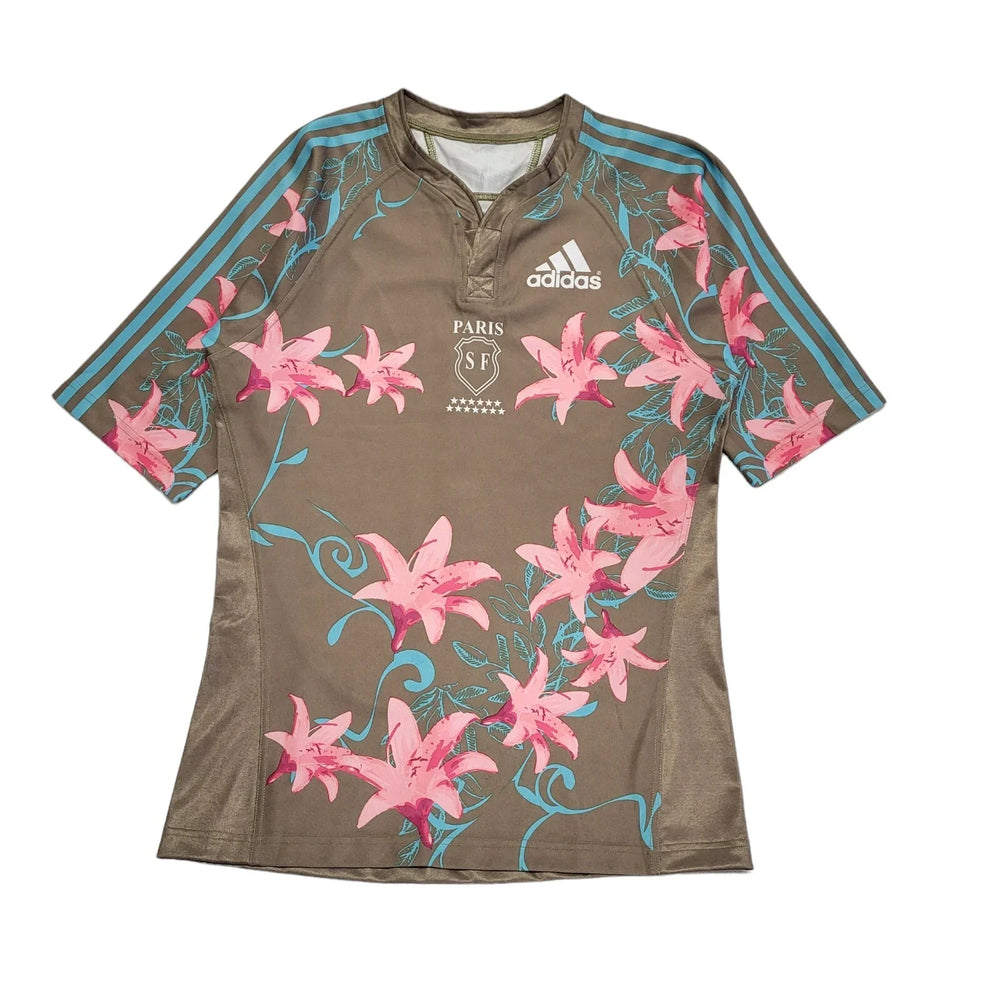 Adidas Green Floral Paris Saint Germain Football Shirt UK Men's L DD499