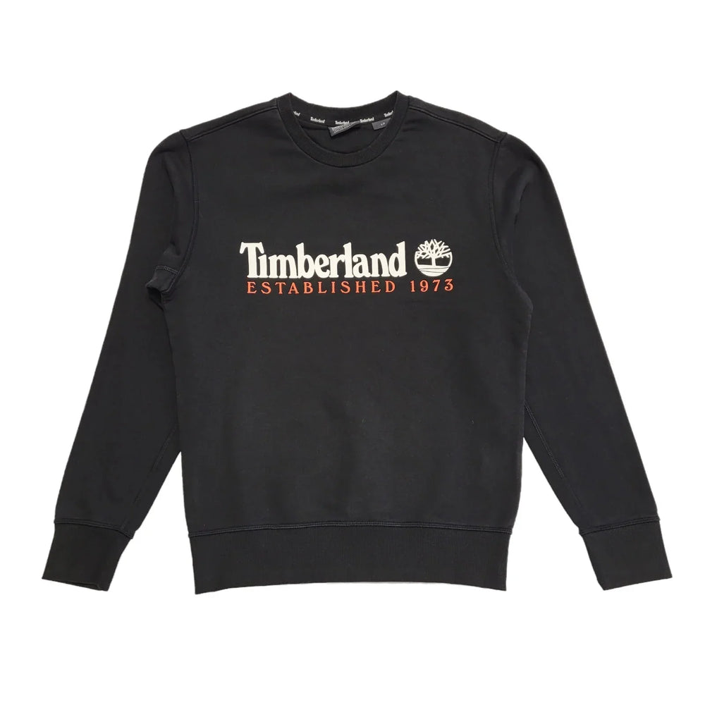 Timberland Black Crew Neck Sweatshirt Uk Men's Size Small DD332