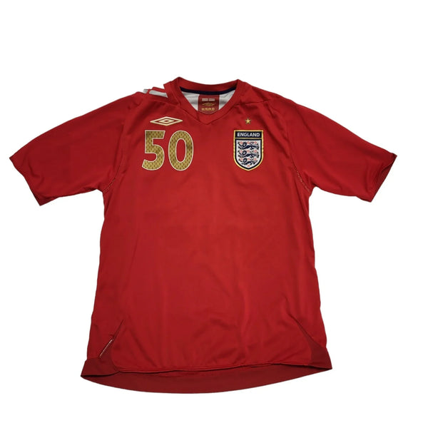 Nike England Red Football Shirt Short Sleeve Men's UK Size L CC725