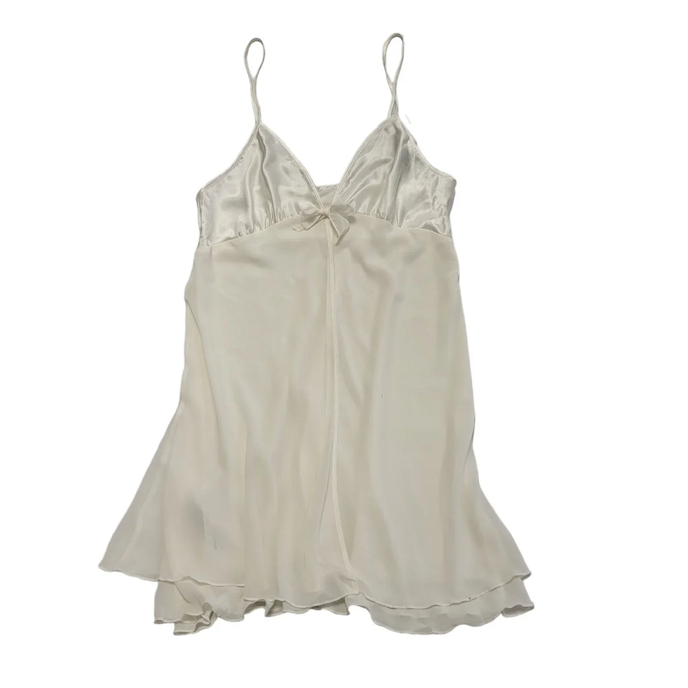 St Michael Cream Sleeveless Night Dress Uk Women's Size 16 Bnwt CC822