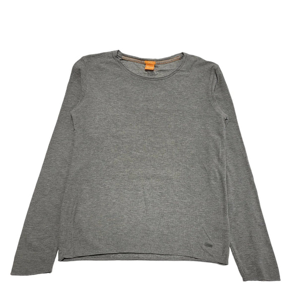 Hugo Boss Grey Crew Neck Long Sleeve Jumper Men's uk L eu 54 H568