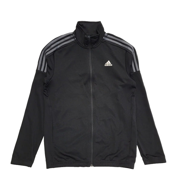 Adidas Black White Sports Tracksuit Top Men's UK M L41