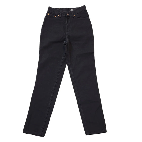 Levi's 512 Vintage 90s Black Skinny Denim Jeans Women's Size 6 W25 L29