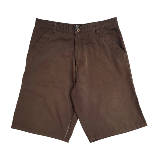 Billabong Vintage 90's Brown Chino Shorts Uk Men's Size Large W34