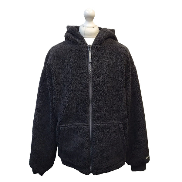 Taylor Black Zipped Hooded Fleece Jacket UK Men's Size Medium Bnwt EE949