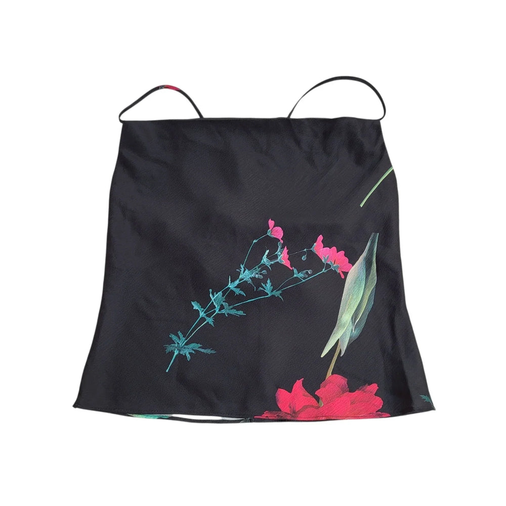 Karen Millen Floral Cami Satin Top Women's Bnwt UK L 12 L769