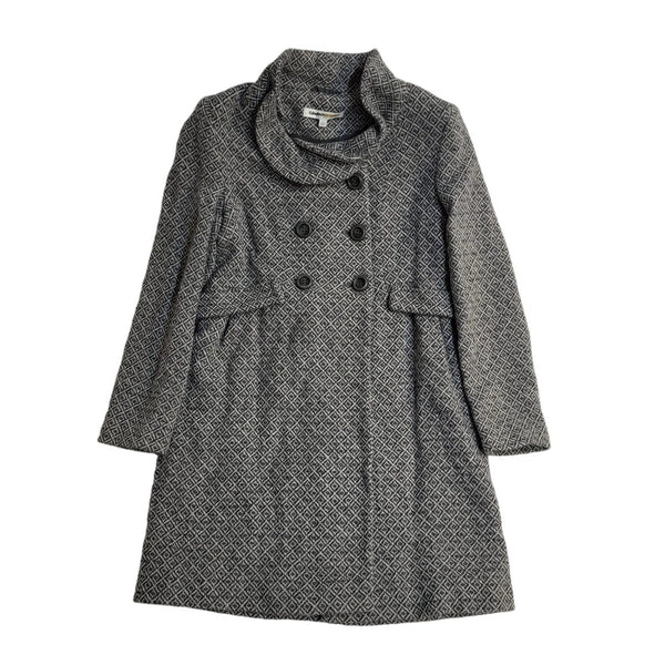 Clements Ribeiro Grey Button Coat UK Women's Large EE913