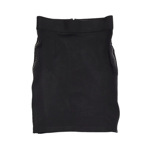 Guess Black Short Pencil Studded Skirt Womens Size S W26 DD474