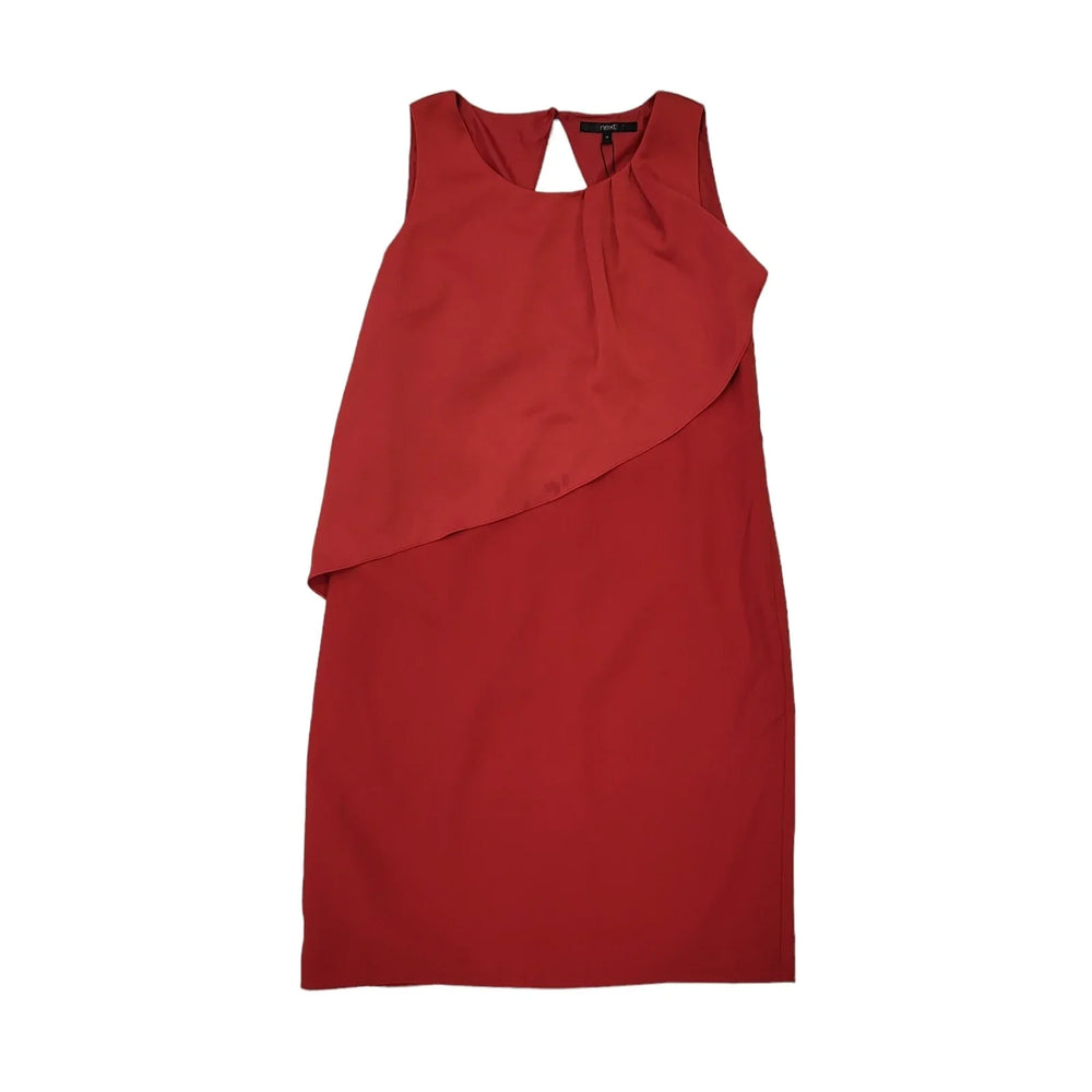 Next Red Sleeveless Evening Dress Uk Women's Size 12 Bnwt EE100
