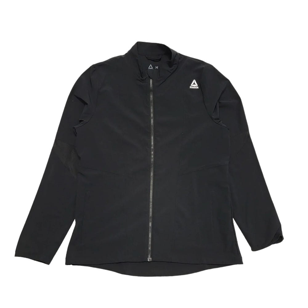 Reebok Hero Black Zipped Lightweight Sports Jacket Uk Men's Size M CC266