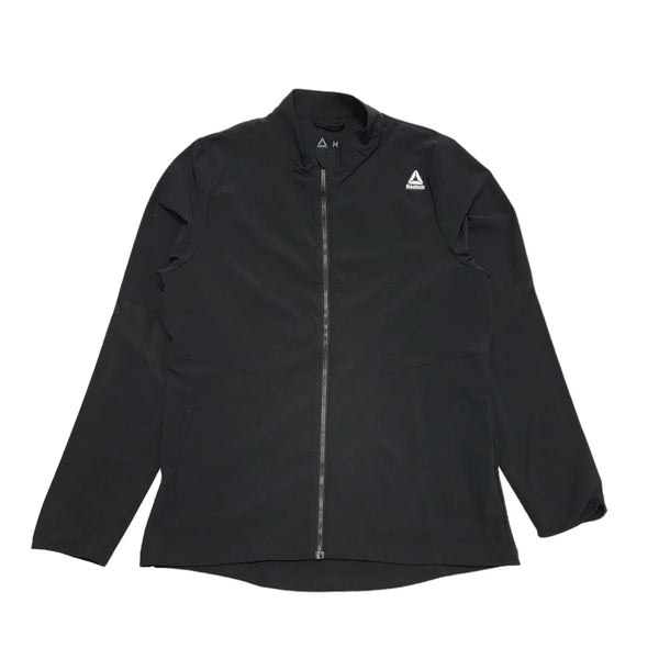 Reebok Hero Black Zipped Lightweight Sports Jacket Uk Men's Size M CC266