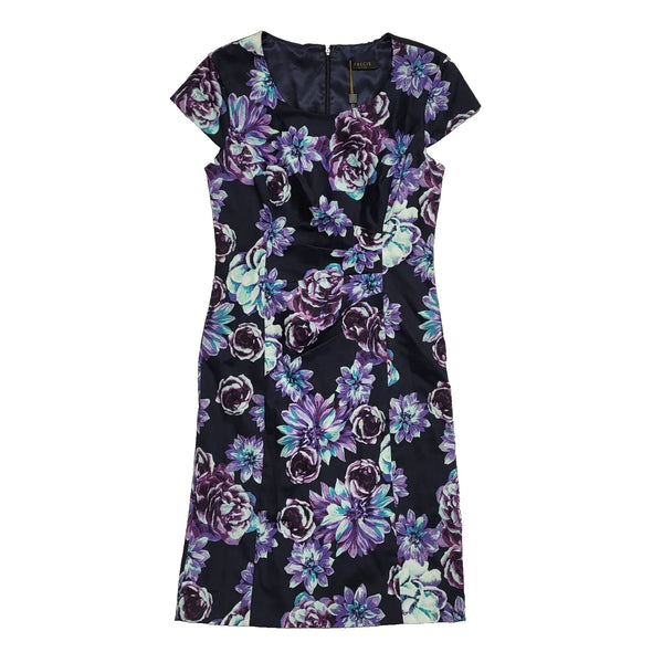 Precis Petite Navy Floral Bodycon Formal Event Dress BNWT Women's UK 10 CC995