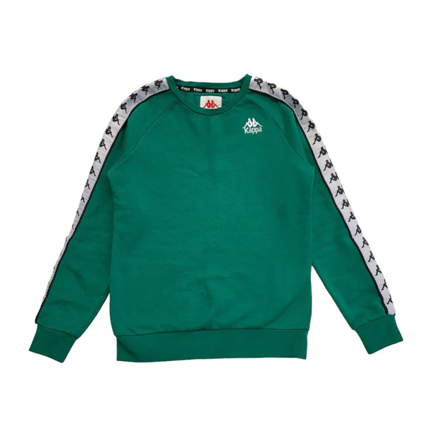 Kappa Sports Sweatshirt Crew Neck Green Women's UK Size X Small CC27