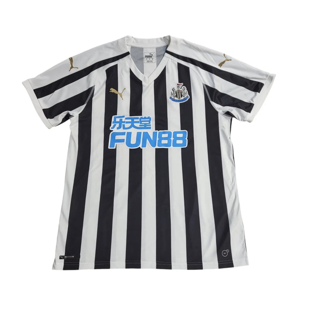 Puma Newcastle Utd White Black Fun88 Football Shirt UK Men's Size XL FF37