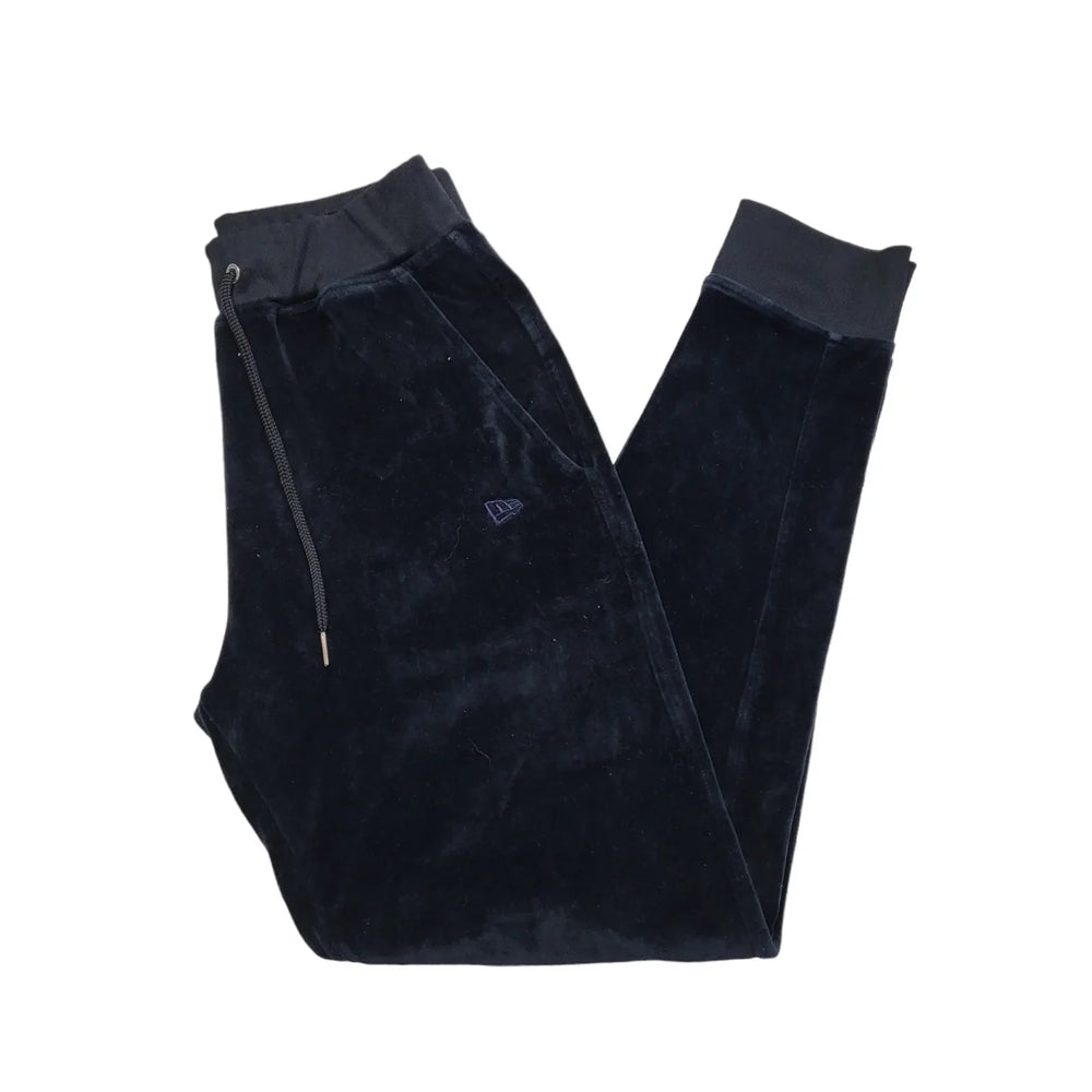 New Era Blue Baseball Velour Tapered Joggers Womens Size UK M W28 L29 CC537