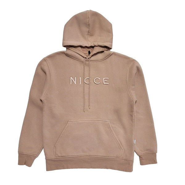 Nicce Pink Drawstring Pullover Sweatshirt Hoodie uk Men's Size M L3