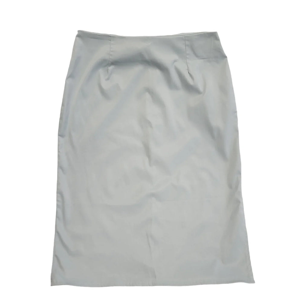New Look Light Blue Vintage 90's Pencil Skirt Uk Women's Size 12 W30