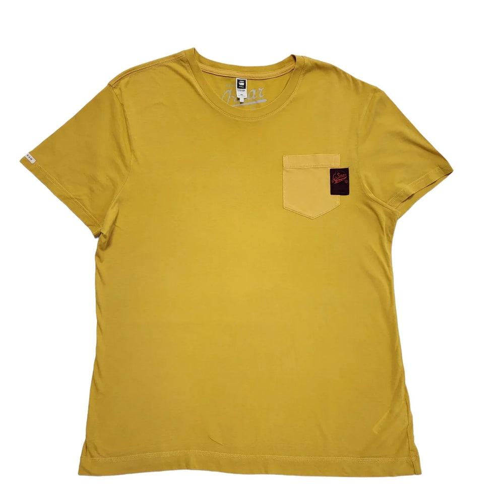 G-Star Raw Orange Vintage Y2K    Short Sleeve T-Shirt Uk Men's L