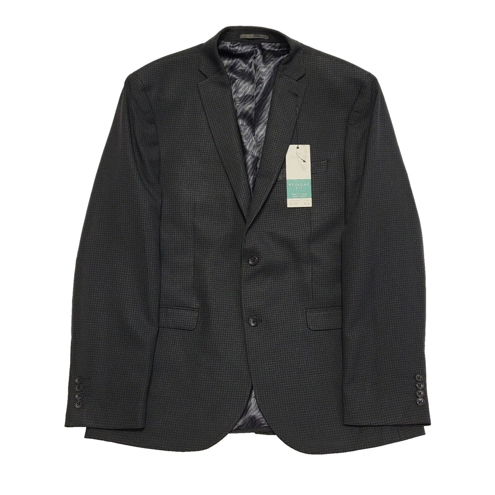 Next Dark Grey Check Slim Suit Blazer Jacket Uk Men's Size L 44'' Bnwt L89