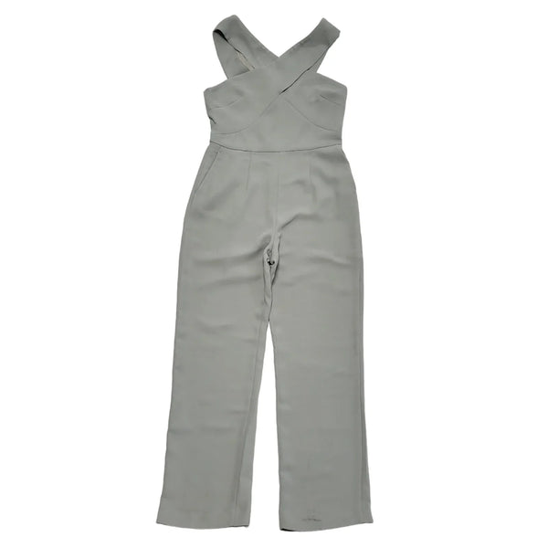 Reiss Grey Sleeveless Jumpsuit Uk Women's Size 14 CC819