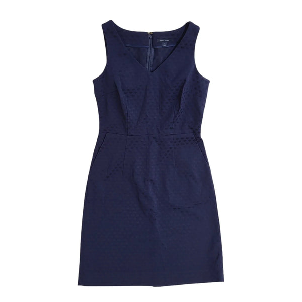 Tommy Hilfiger Blue Vintage Y2K Blue Spotted Knee Length Dress UK Women's Size S