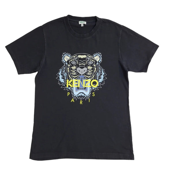 Kenzo Vintage 90's  Black Short Sleeve Casual T-Shirt Men's UK Size M