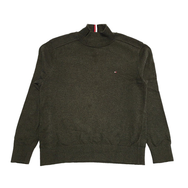 Tommy Hilfiger Green L/Sleeve Knit Jumper UK Men's Large K177