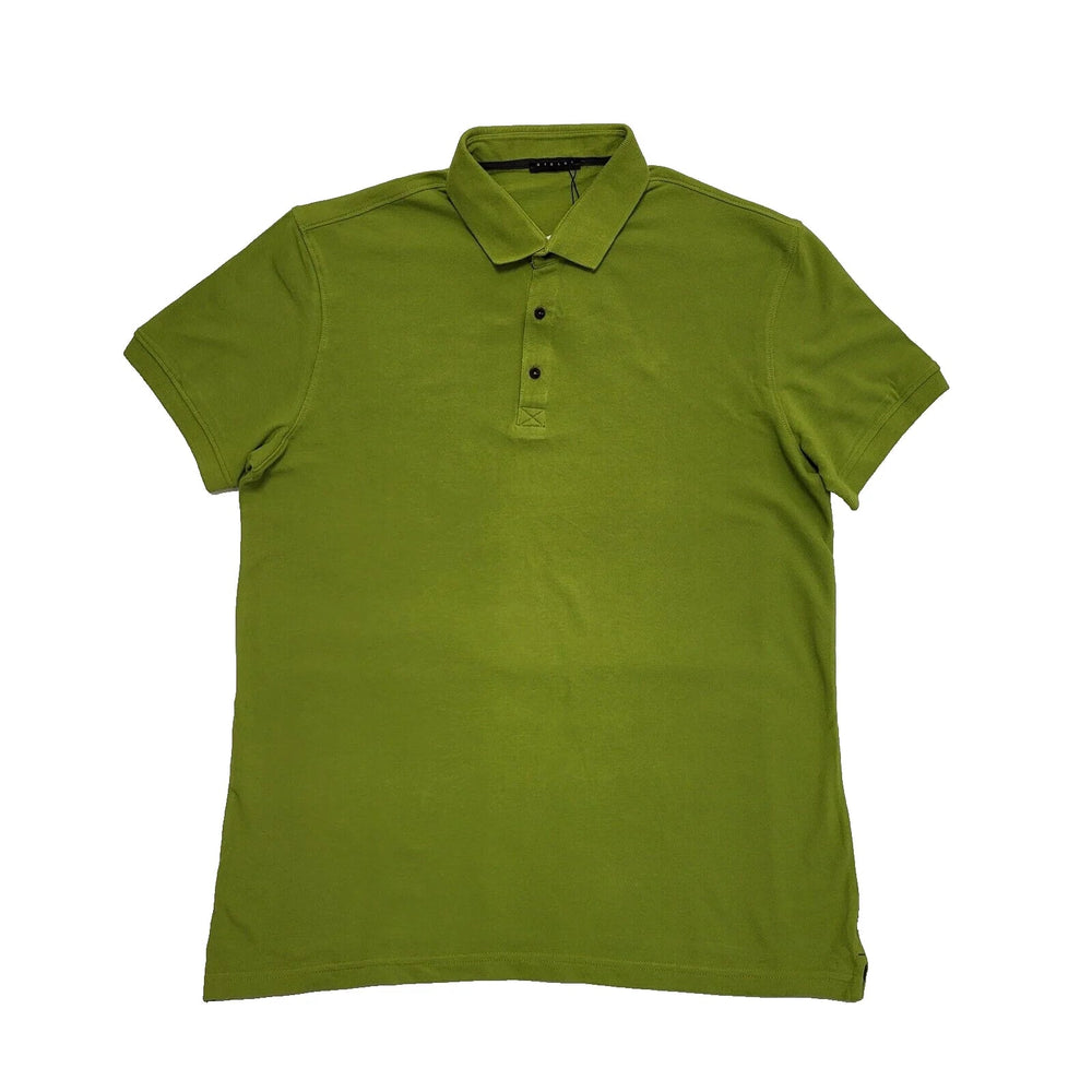 Sisley Green Short Sleeve Slim Fit Polo Shirt UK Men's xL K409 BNWT