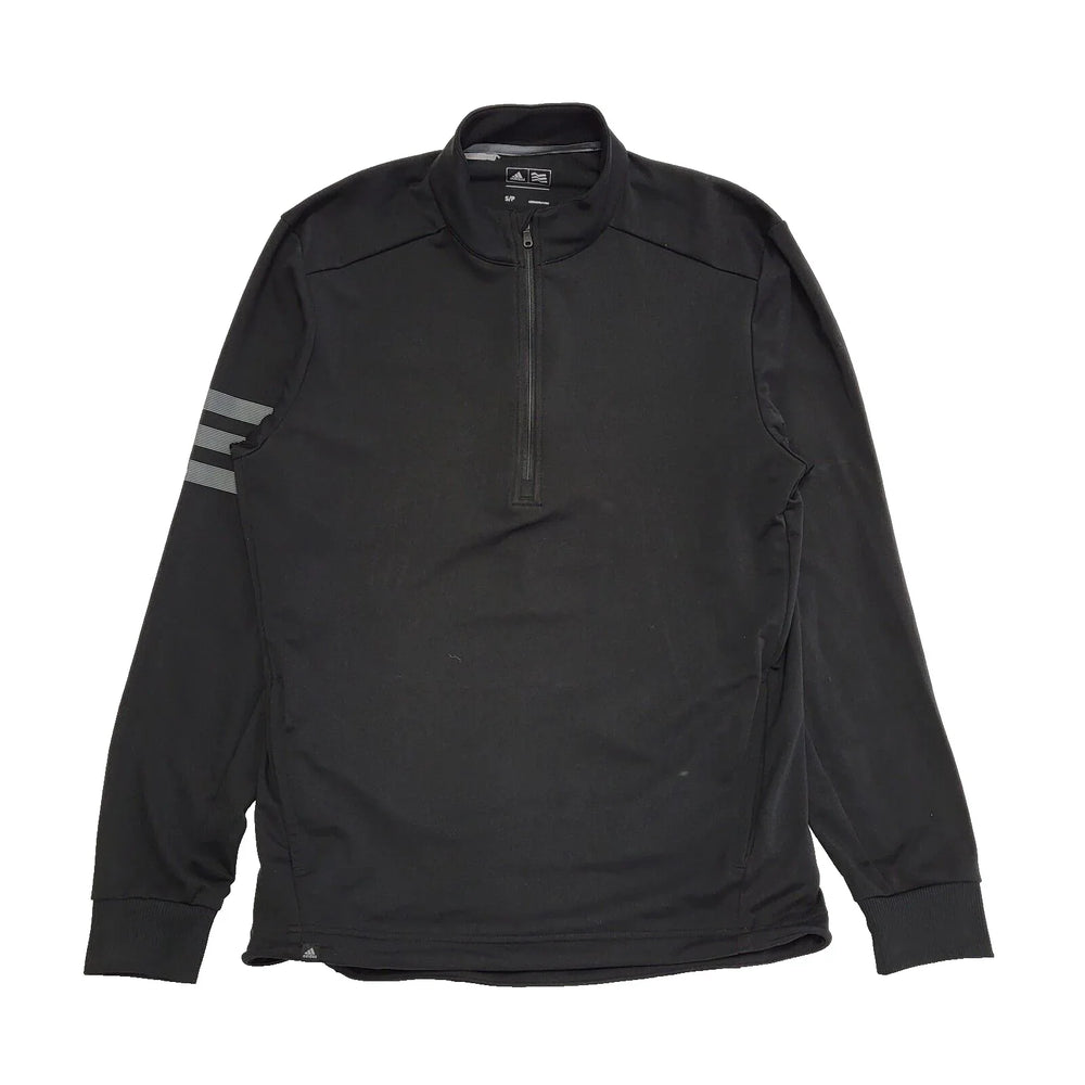 Adidas Black 1/4 Zip Active Wear Sports Top UK Men's Small K262