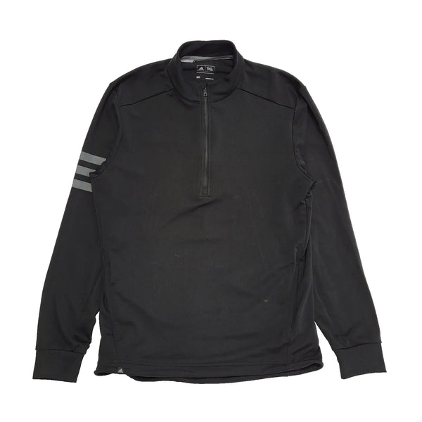 Adidas Black 1/4 Zip Active Wear Sports Top UK Men's Small K262