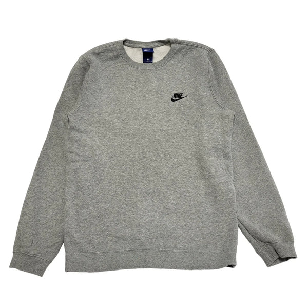 Nike Grey Crew Neck Long Sleeve Sweatshirt Men's uk S eu 46 H561