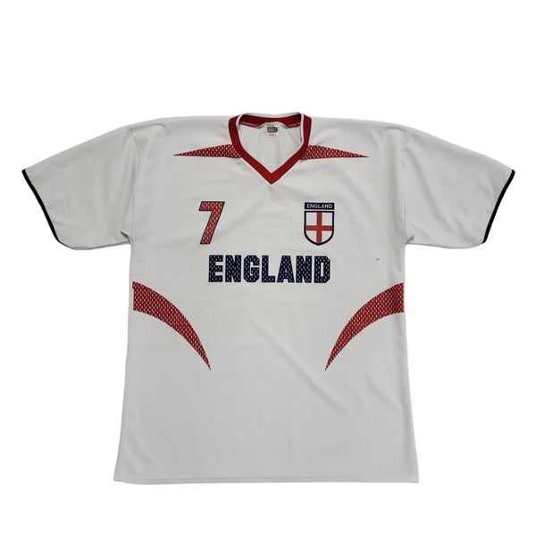 England White no.7 Football Shirt Mens UK Size L DD988