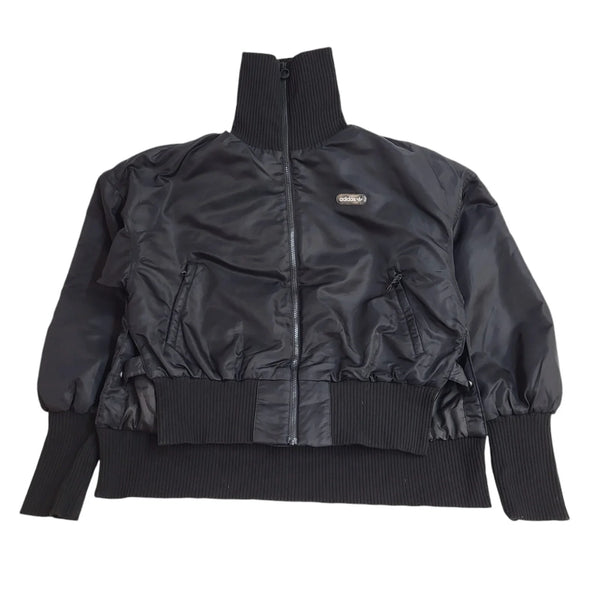 Adidas Black Zipped Sports Jacket UK Women's 14 EE469