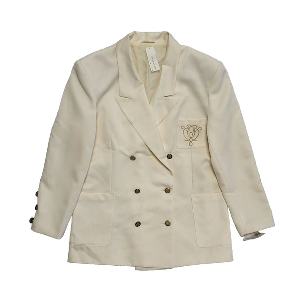 Debenhams Suit Jacket Beige Button Women's Uk 16 EU 44 L116